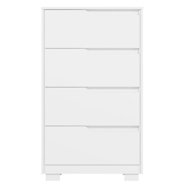 Sole Chest of Drawer Dresser White/Nature