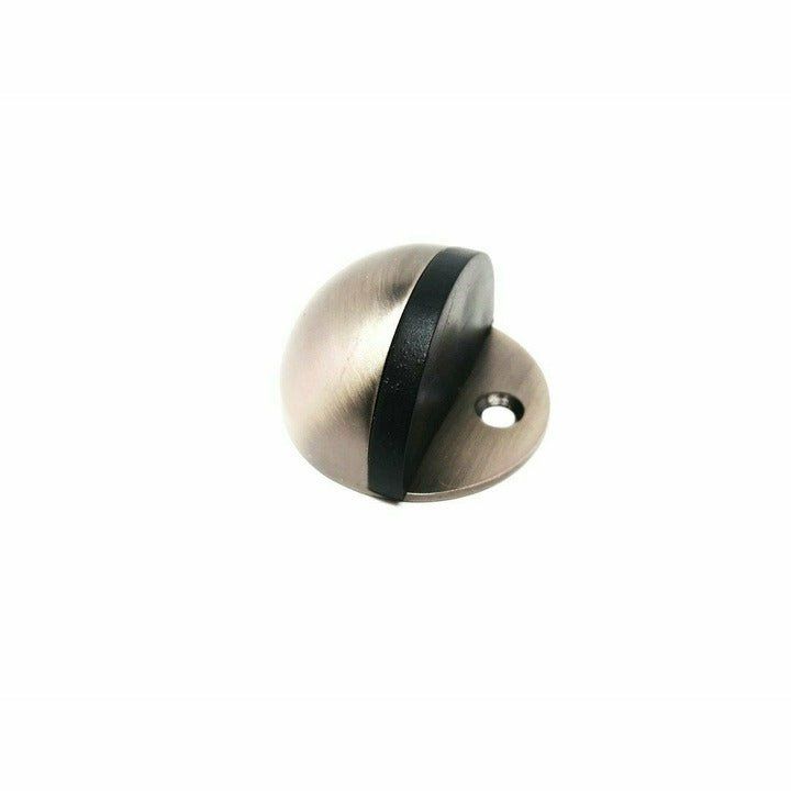 Half-moon floor mounted door stop