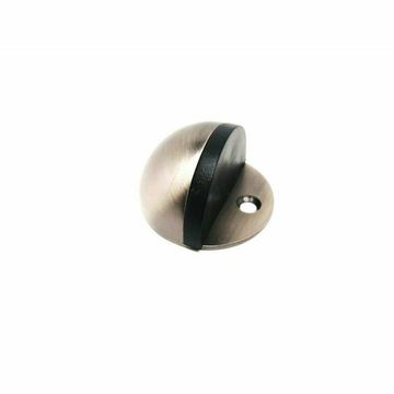 Half-moon floor mounted door stop