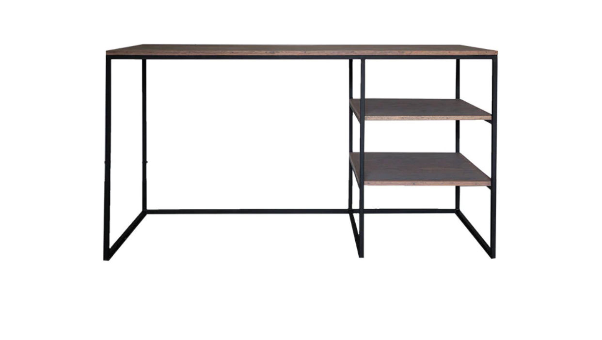 EFURN- Industrial Desk with Shelves