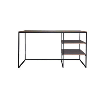 EFURN- Industrial Desk with Shelves