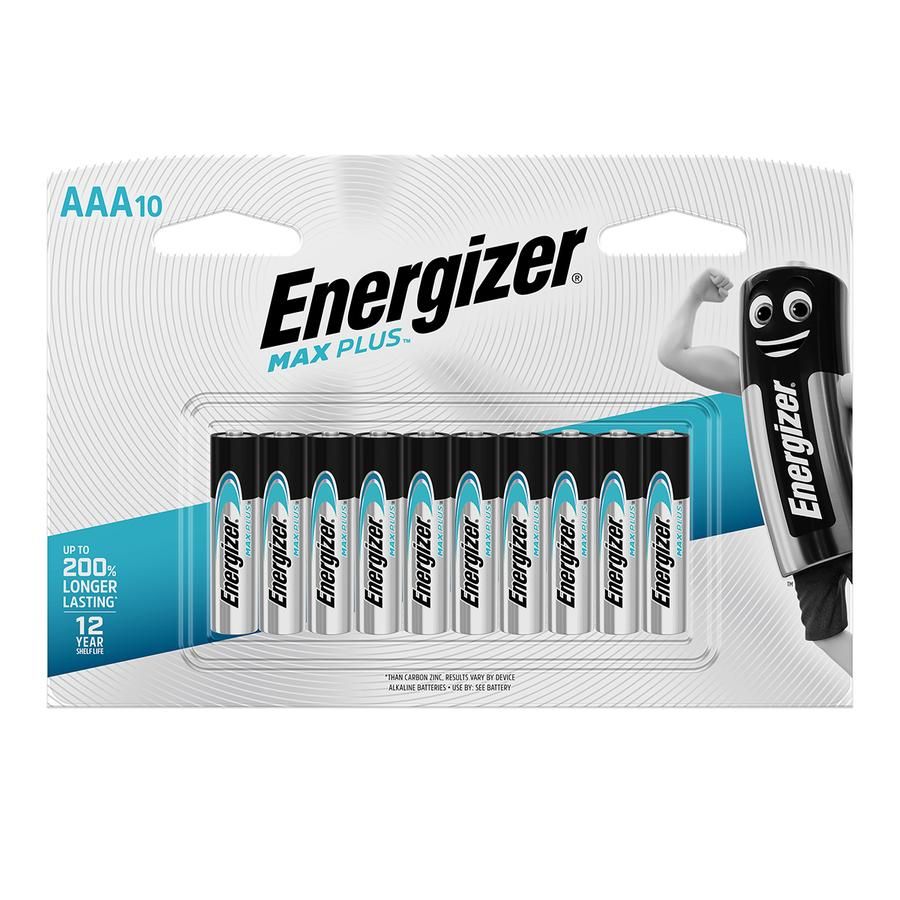 Energizer Battery Max Plus Aaa 10 Pack 4 Pack