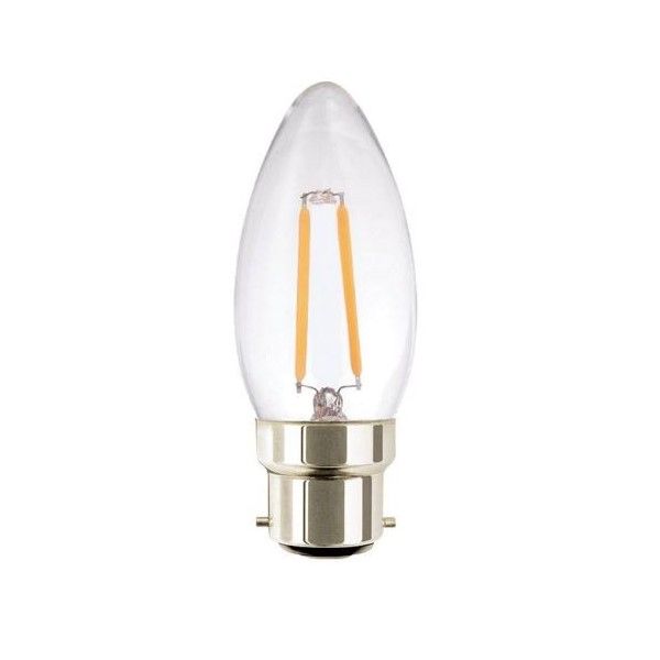 4W LED Candle Bulb B22 Base Warm White
