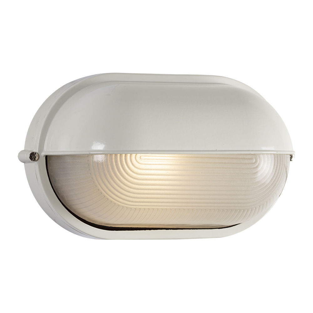 Eurolux - Oval - Large - Eyelid - Bulkhead - White - 100w