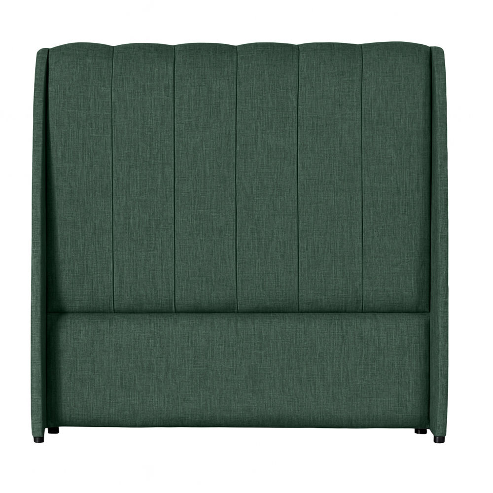 Damira Upholstered Wingback Headboard Three Quarter Monaco-Scarab