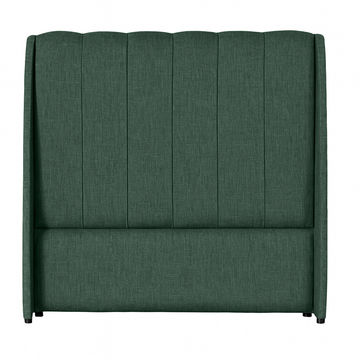 Damira Upholstered Wingback Headboard Three Quarter Monaco-Scarab
