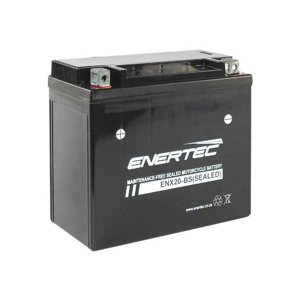 Enertec YTX20-BS 12V 20Ah AGM Motorcycle Battery