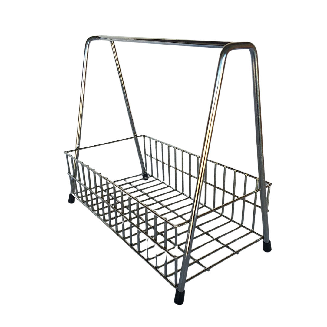 Lifespace Condiment Caddy Basket - Chrome
