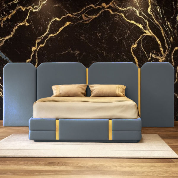 Kirala Modern Sleigh Bed Double Pacific