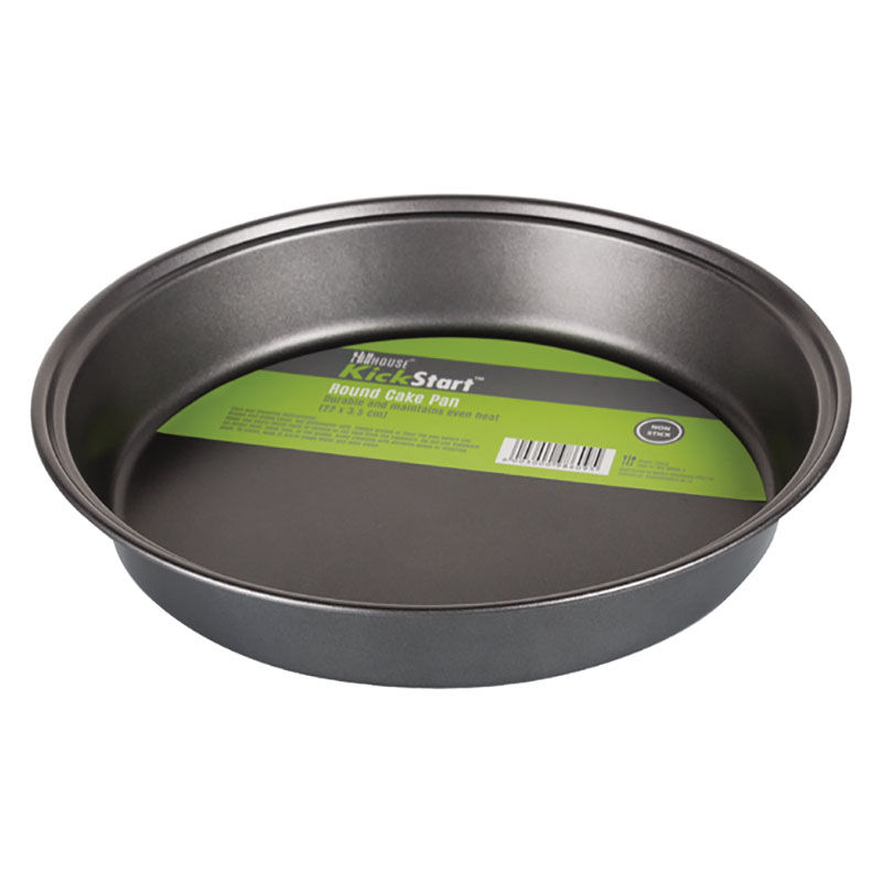 Cake Pan - Non-Stick - Round - Metal - 22 cm x 3.5 cm - 3 Pack
