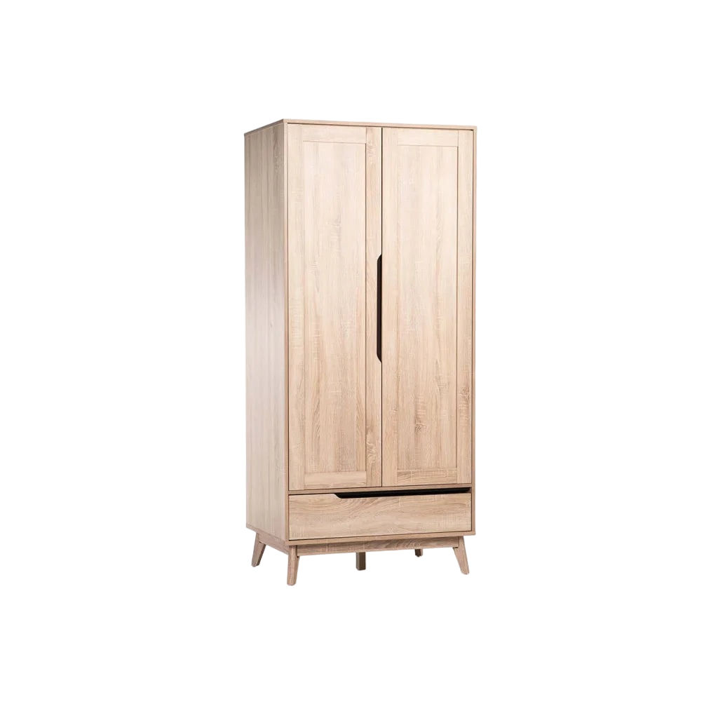Vividitto - Fin Deluxe 2 Door 1 Drawer Robe