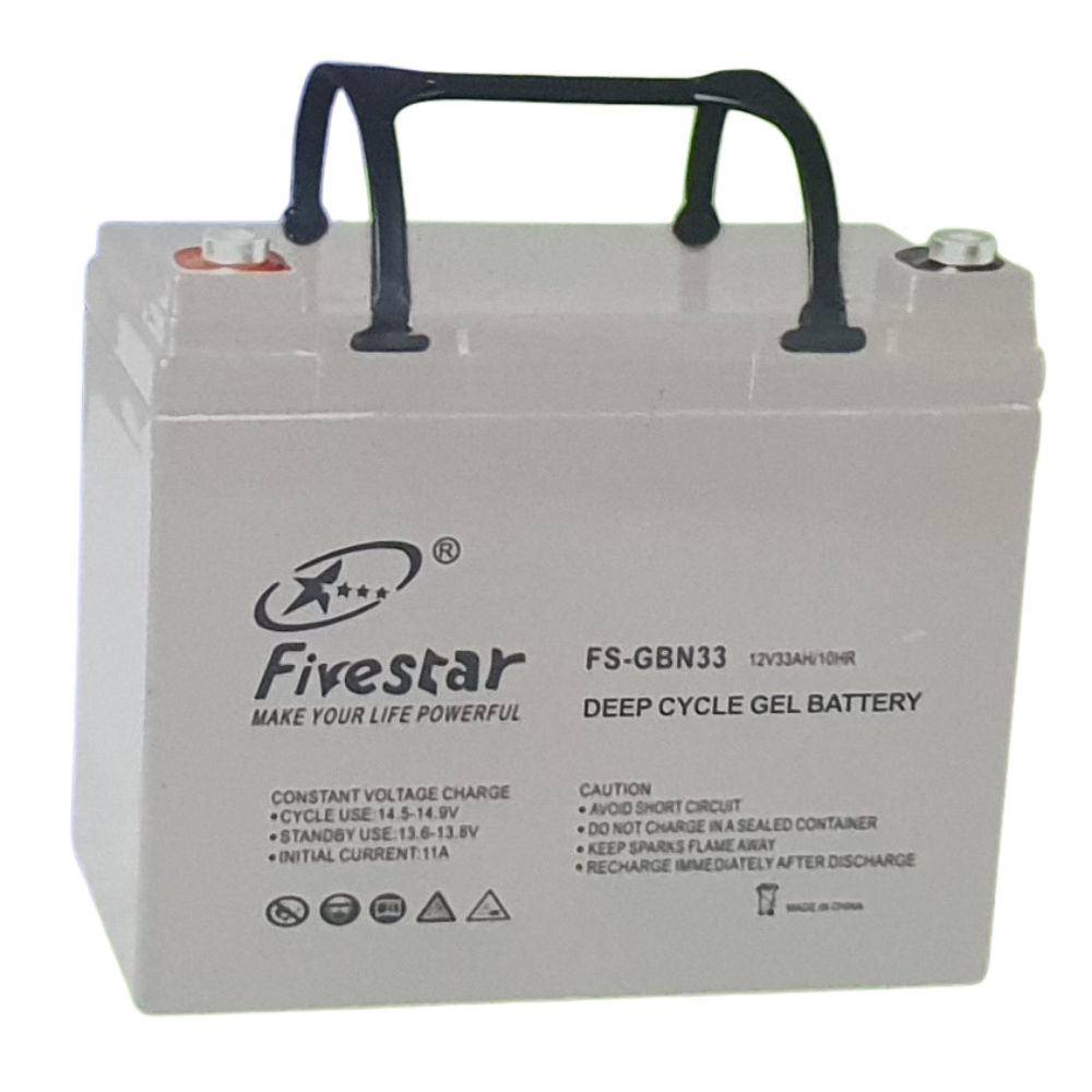 FIVESTAR 12V 33AH 396WH GEL BATTERY
