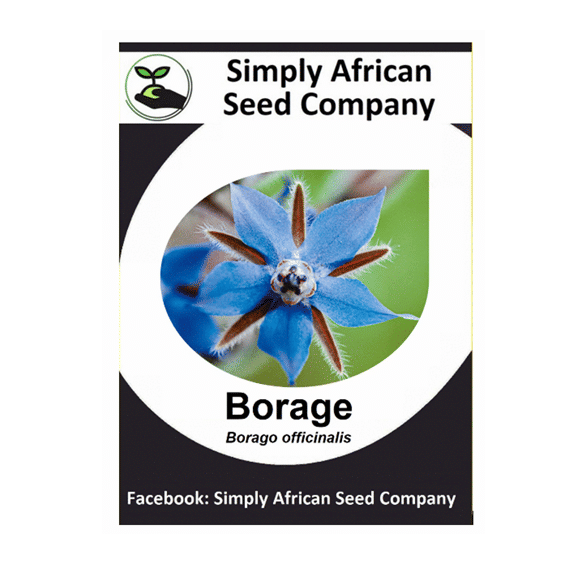 Borage Azure Blue Seed Packet (50's)