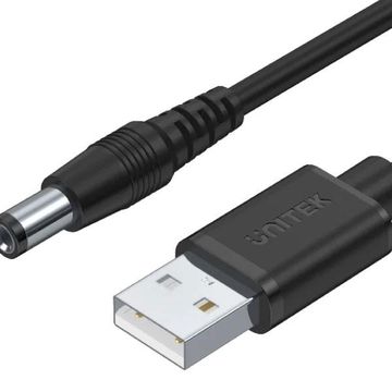 Unitek Y-C4046Bk 36W 1.5M Usb To 5.5Mm X 2.5Mm Dc Adapter