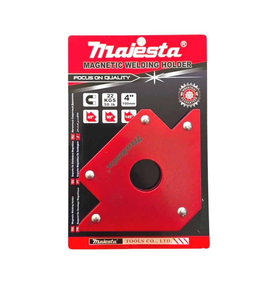MAJESTA Welding Magnet 100mm (22Kg 45-90-145 Degree)