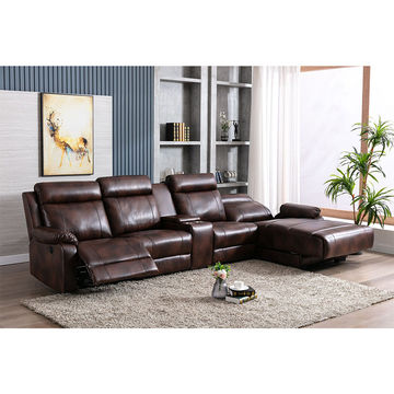 KC FURN- Ginaboy Electric Recliner Lounge suite(Brown)
