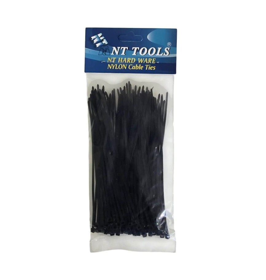 NT TOOLS Cable Ties 3x150mm (100 Pcs) - Black