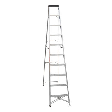 10 STEP ALUMINIUM A FRAME LADDER