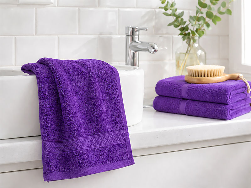 Plush 450GSM 30x50cms Guest Towels - Royal Lilac (1pc pack)