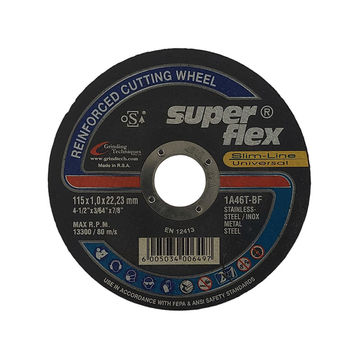 SUPERFLEX Abrasive Disc Cutting Steel Slimline 115mm x 1.0mm x 22.2mm