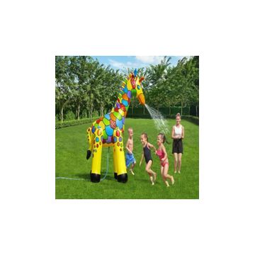 Children Interactive Activity Inflatable Giraffe Water Sprinkler