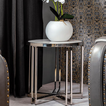 KC FURN-Mello Marble Side Table