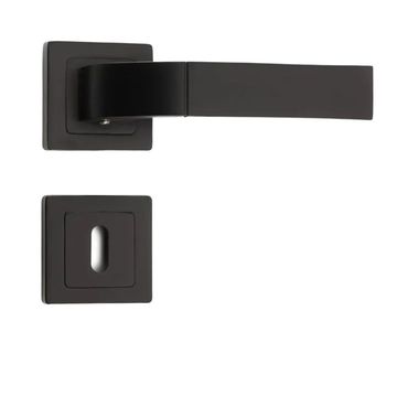 Siena On Square Rose, Matt Black,
