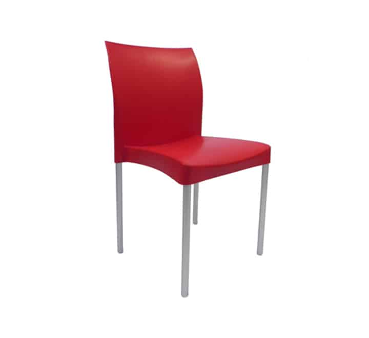 Vividitto - Apollo Cafe Chair Without Arms -Red