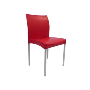 Vividitto - Apollo Cafe Chair Without Arms -Red