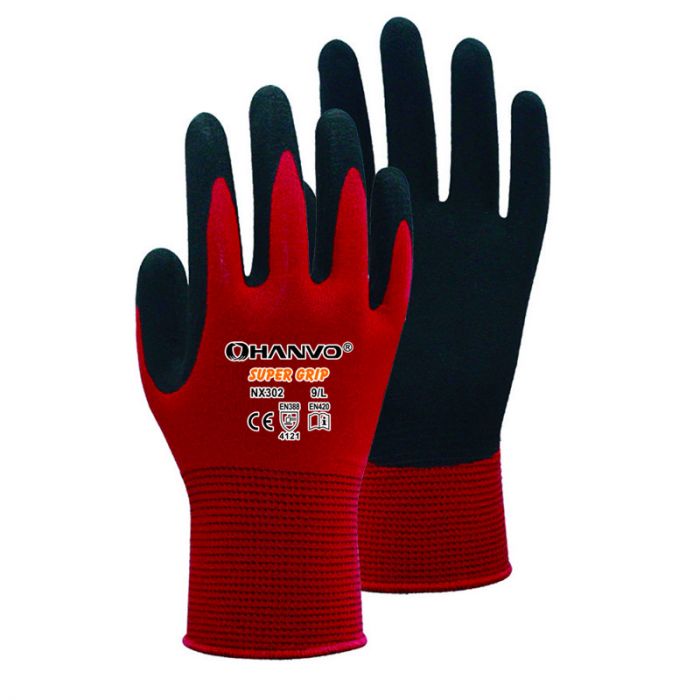 Bulk Pack 2 x Hanvo Super Grip Nitrile Glove