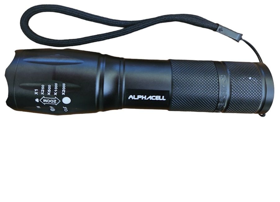 Torch - T6 led mighty zoom 10w 600lm Alphacell