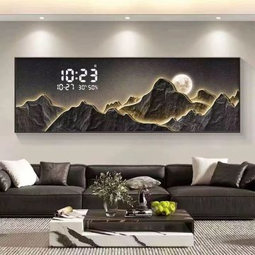 LED Smart Mirror with Time & Temperature Features