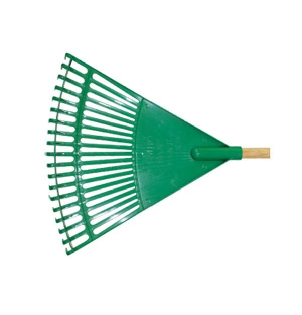 Rake Leaf Black Green Plastic Combo 19 Tooth - 3 Pack