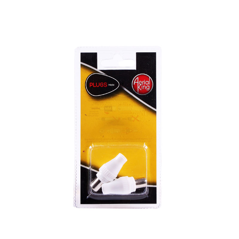 Plug Male x 2 (Retail)