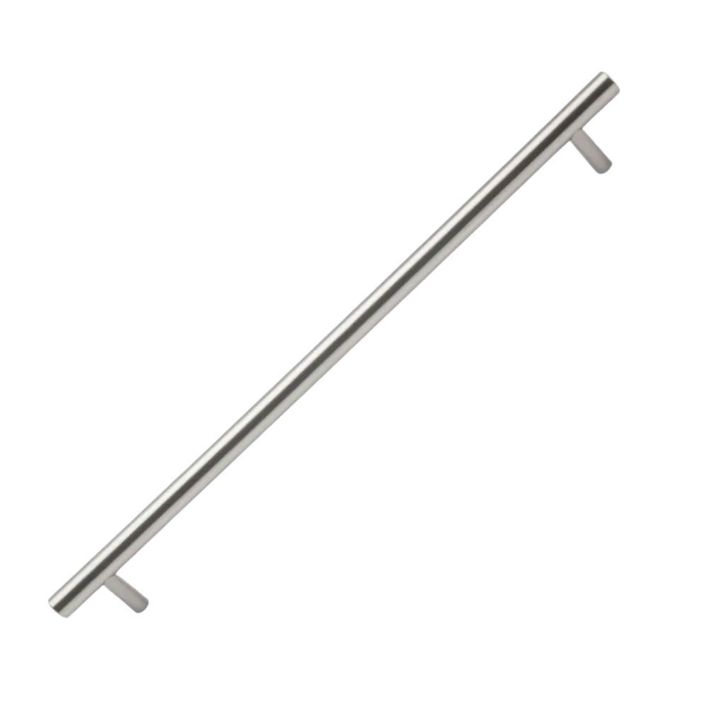 Pack of 6 x Steel Barrel Handle, Brushed Satin Nickel, 160mm