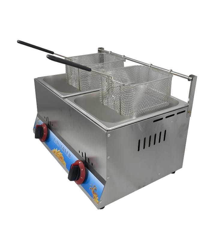 Aruif High-End 12L Dual Tank Gas Fryer