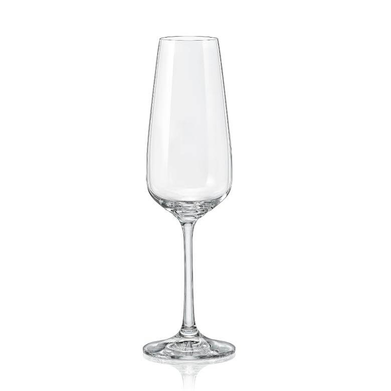 Giselle Crystal Champ Flute 190ml - Set of 6
