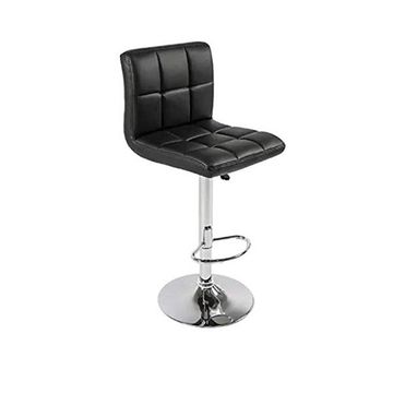 Bar Stools / Kitchen Counter Breakfast Chair/s- Black - 1 Pack