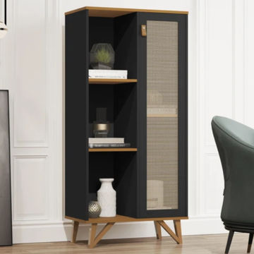 Armario Wooden Cabinet-Black