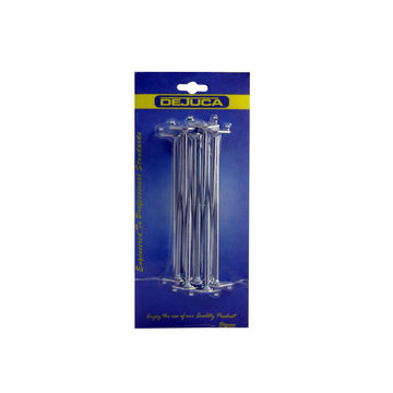 Dejuca - Peg Board Hook - C11-100mm - 10/Card - 8 Pack