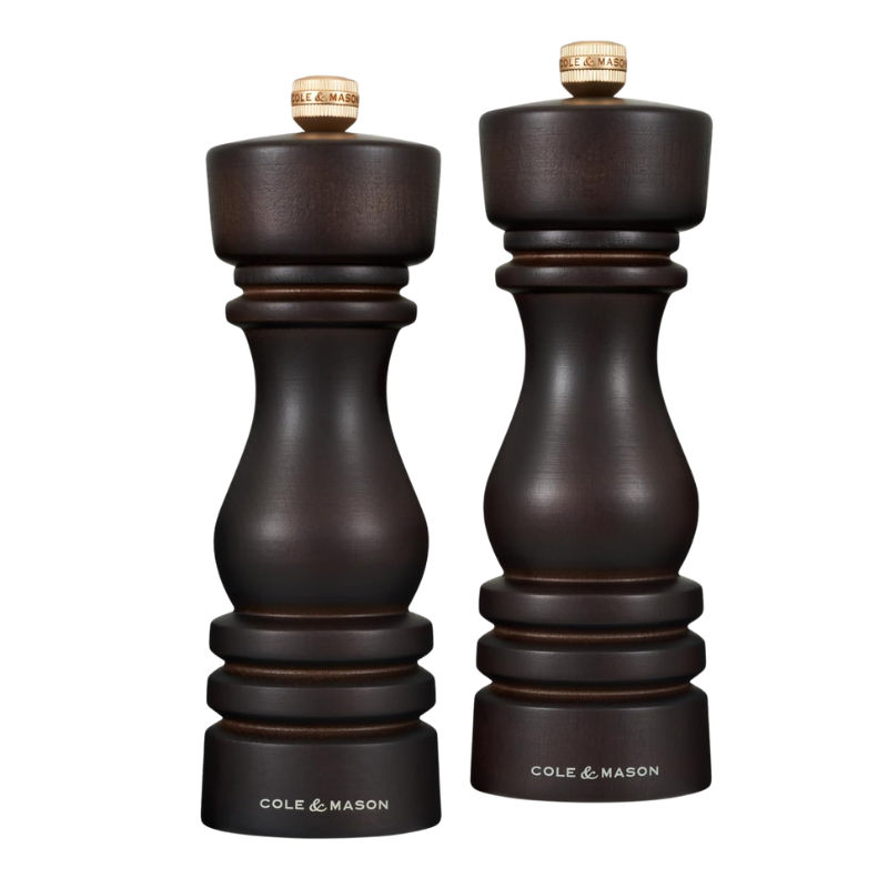 Cole & Mason Dark Chocolate Wood Salt and Pepper Mill  Set