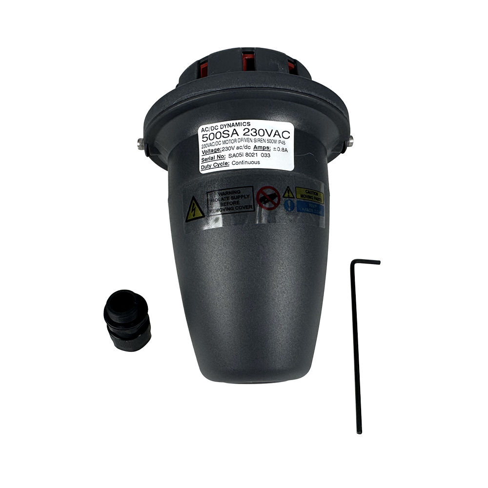 Sirenco - 500SA Motor Driven Siren 230V AC/DC 500m Range IP45