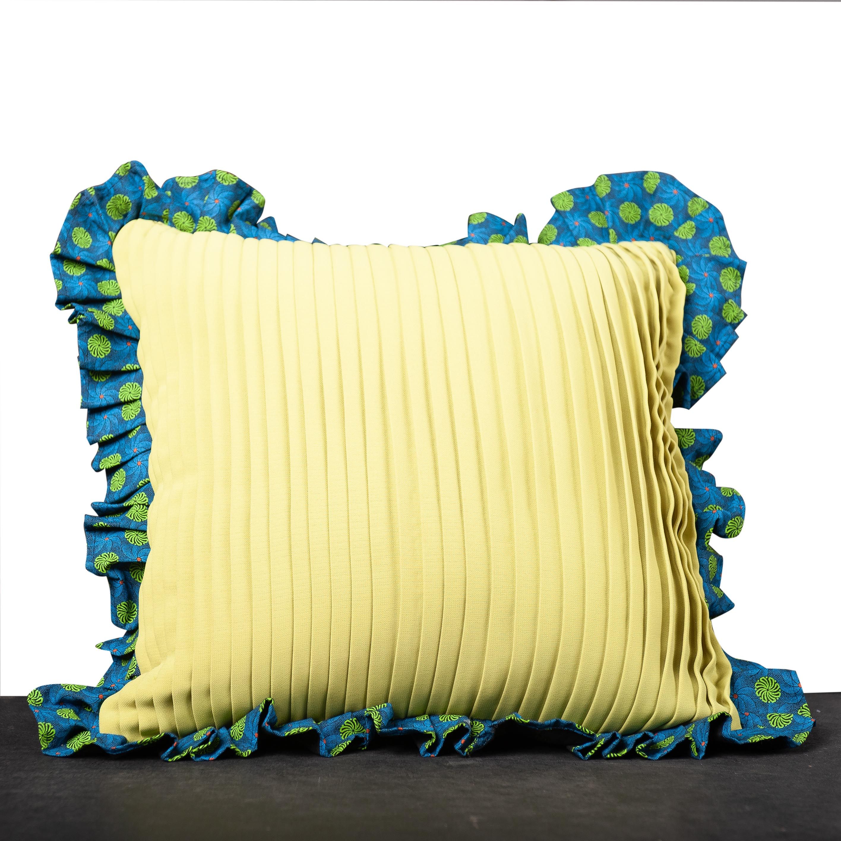 Pleated Ruffled Lime