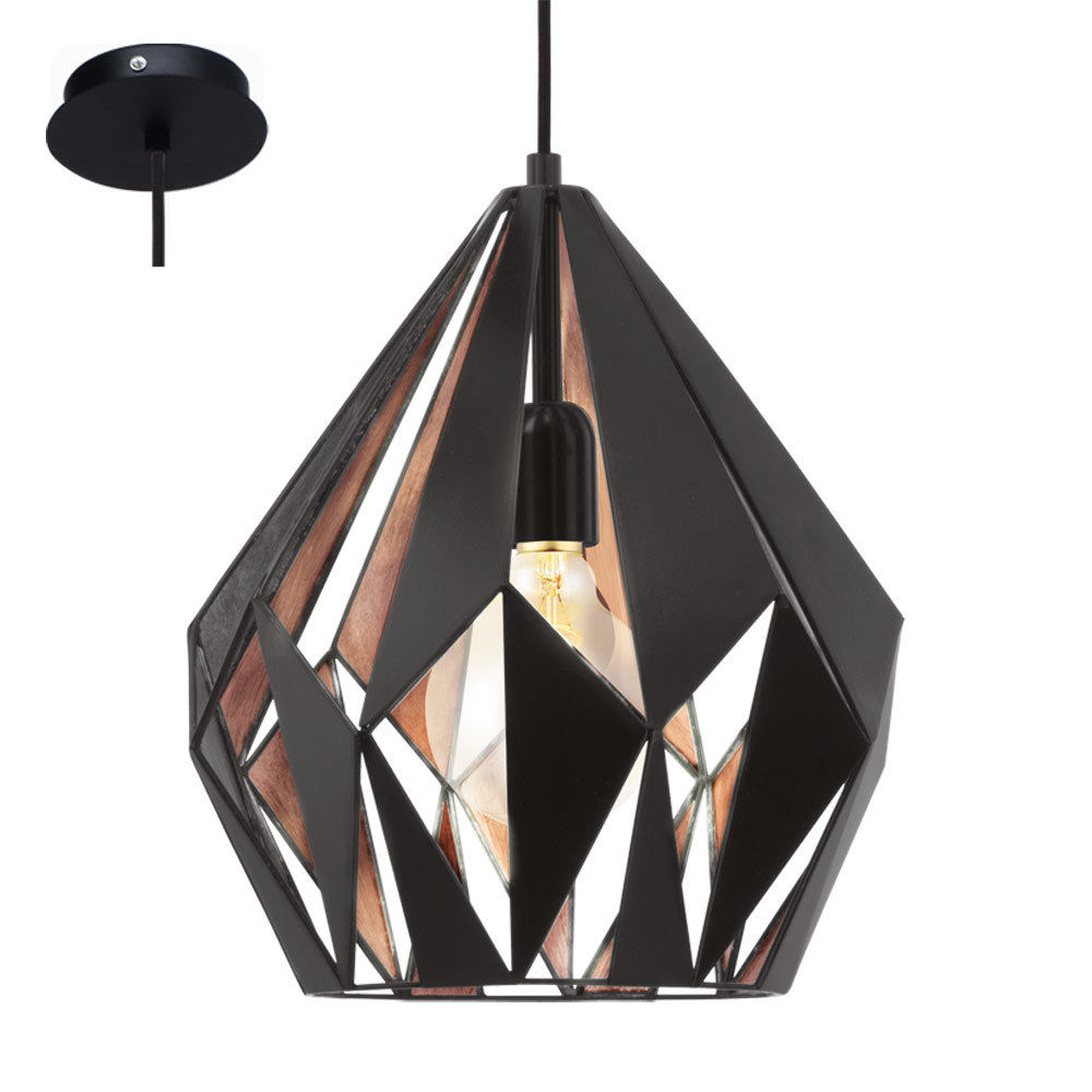 Car Lightson1 - Pendant - 310mm - Black/Copper