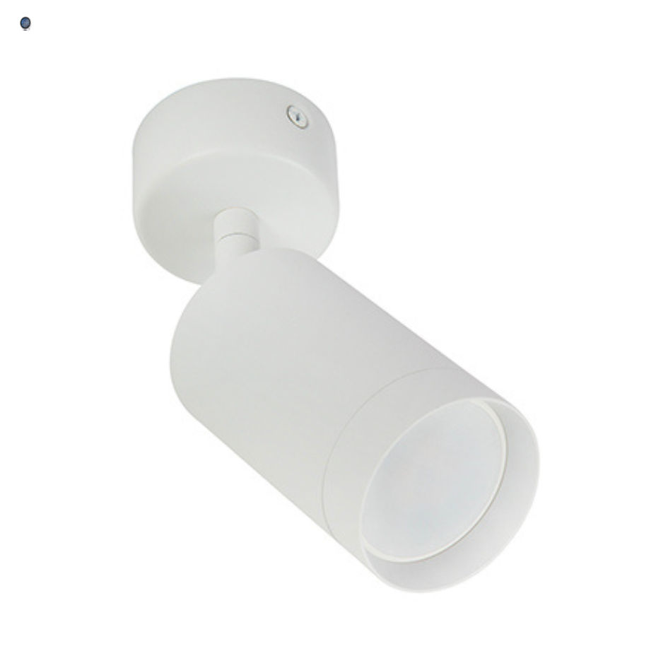 Swing Arm Floor Light 410mm Satin Chrome
