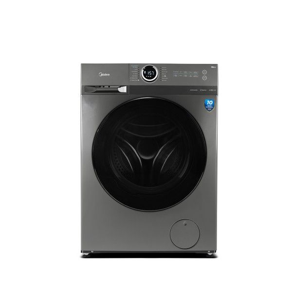 Midea 8kg Front Loader Washing Machine - Inverter, 1400rpm - Titanium Grey