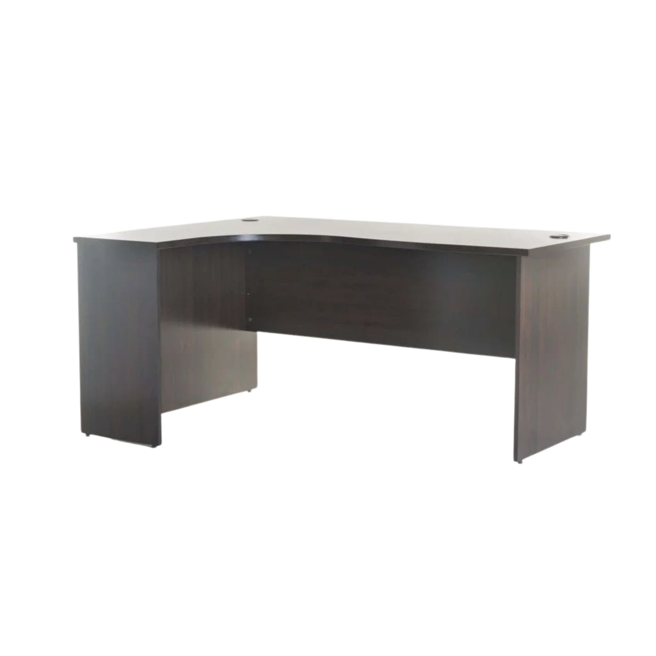 Right-Sided L-Shaped Corner Desk - Wenge