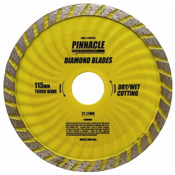 Diamond Blade Turbo Wave 115Mm X 22.22 Pinnacle