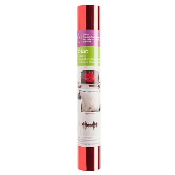 Cricut Foil Iron-On 30X60Cm (Red) - Add Eye-Catching Shine To Your Creations!
