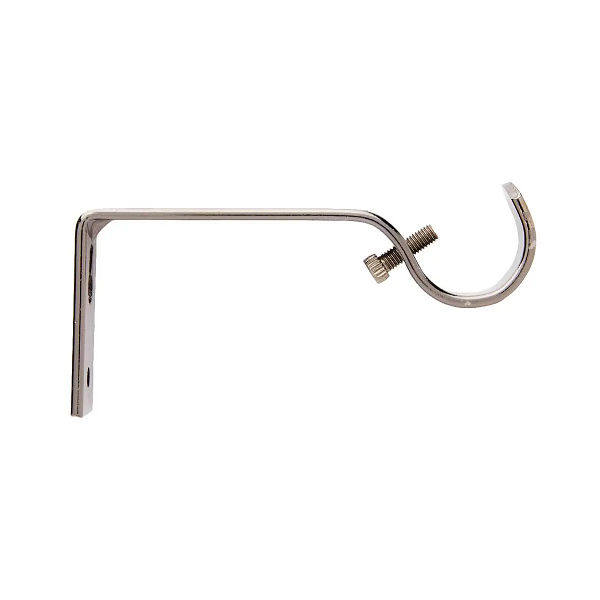 Steel Rod Metal Bracket, Single, Bronze, 25mm (3 PACK) BY WOODLY